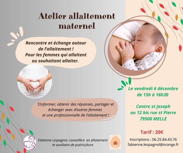 Atelier allaitement maternel