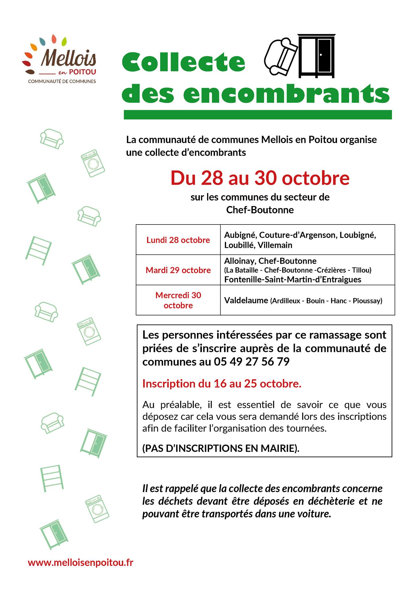 Collecte des emcombrants