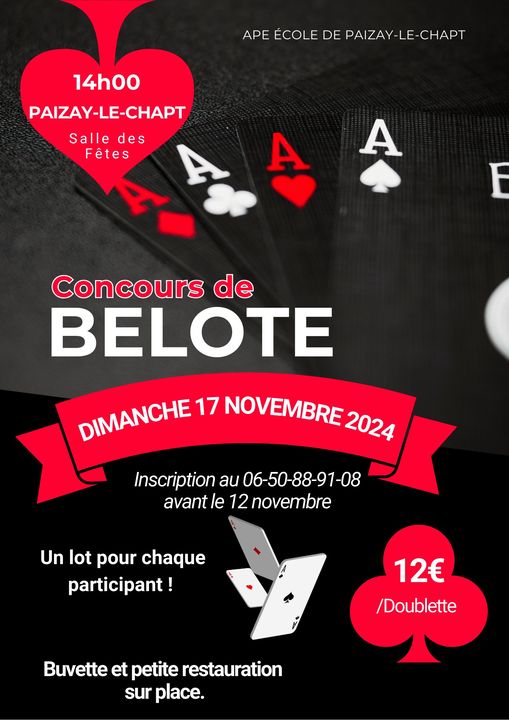 Concours de belote