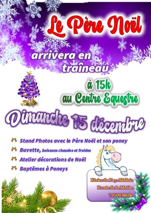 Le Père Noël arrivera en traîneau