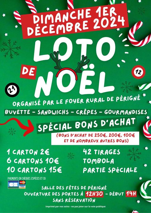 Loto de Noël Périgné