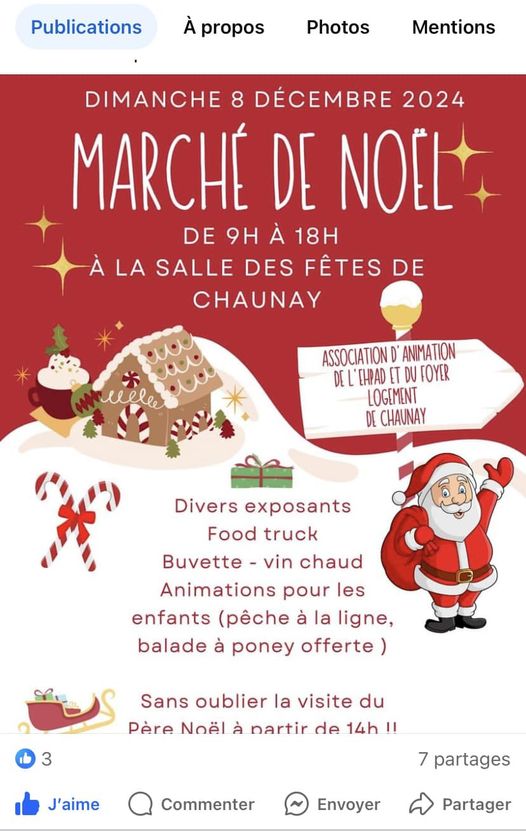 Marché de Noël  Chaunay