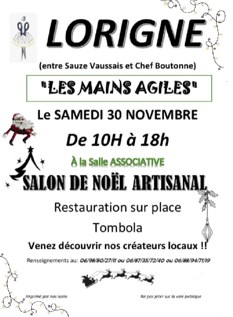 Salon de Noël artisanal