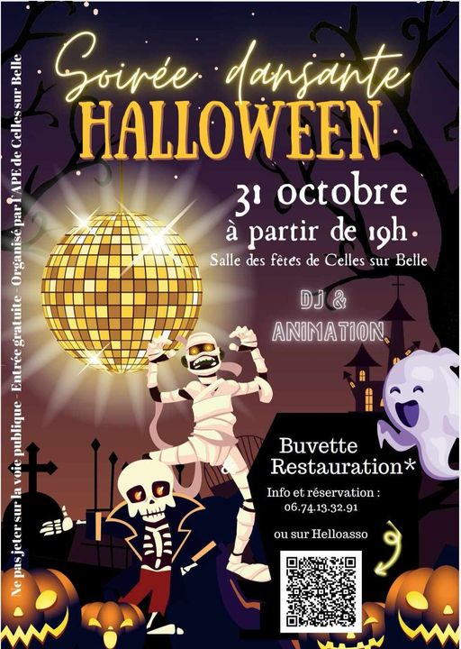 Soirée dansante Hallowen