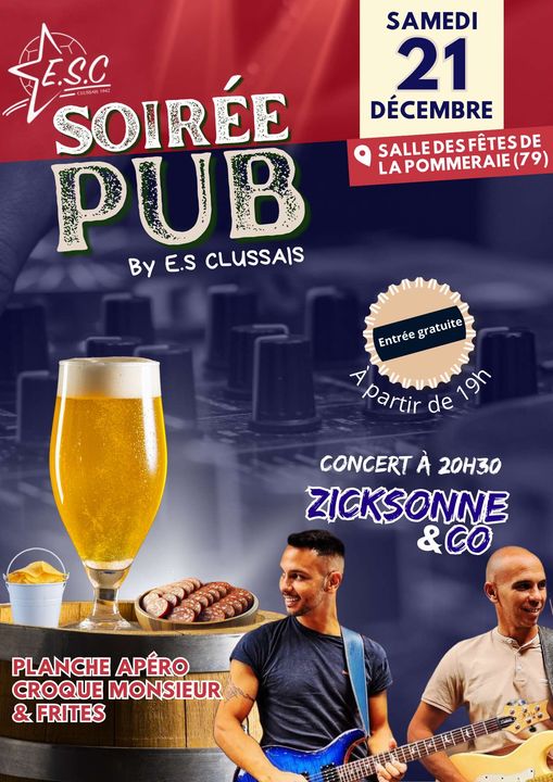 Soirée PUB by E.S. Clussais