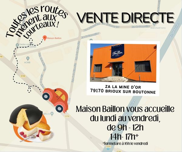 Vente direct Tourteaux fromagés