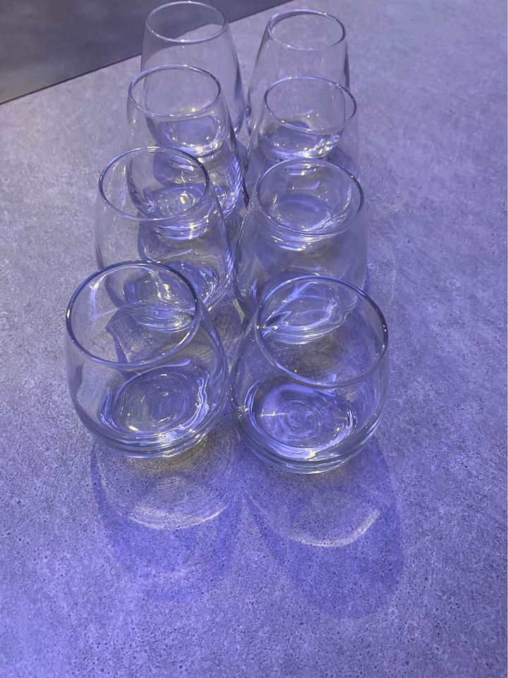 Verres à whisky et à pied